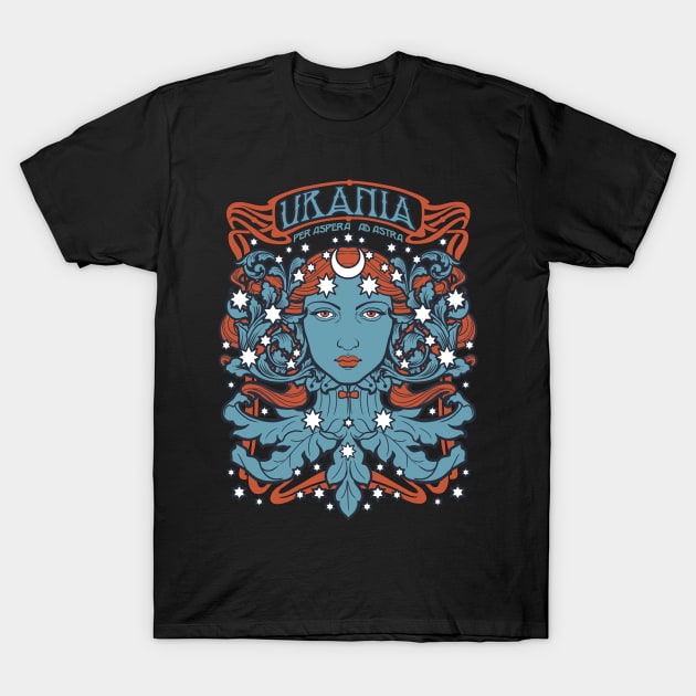 URANIA Per Aspera Ad Astra T-Shirt by Medusa Dollmaker